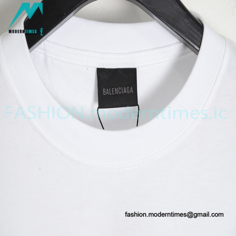 Balenciaga - Corri Digital Oil Painting Printed Short Sleeve T-shirt Balenciaga - Corri Digital Oil Painting Printed Short Sleeve T-shirt